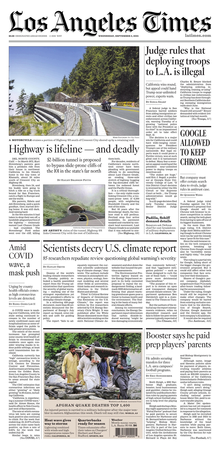 Los Angeles Times-03092025
