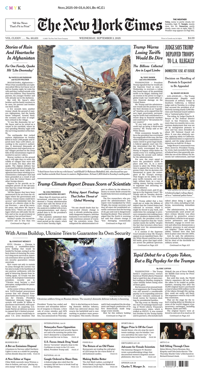 The New York Times-03092025