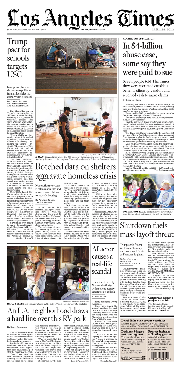 Los Angeles Times-03102025
