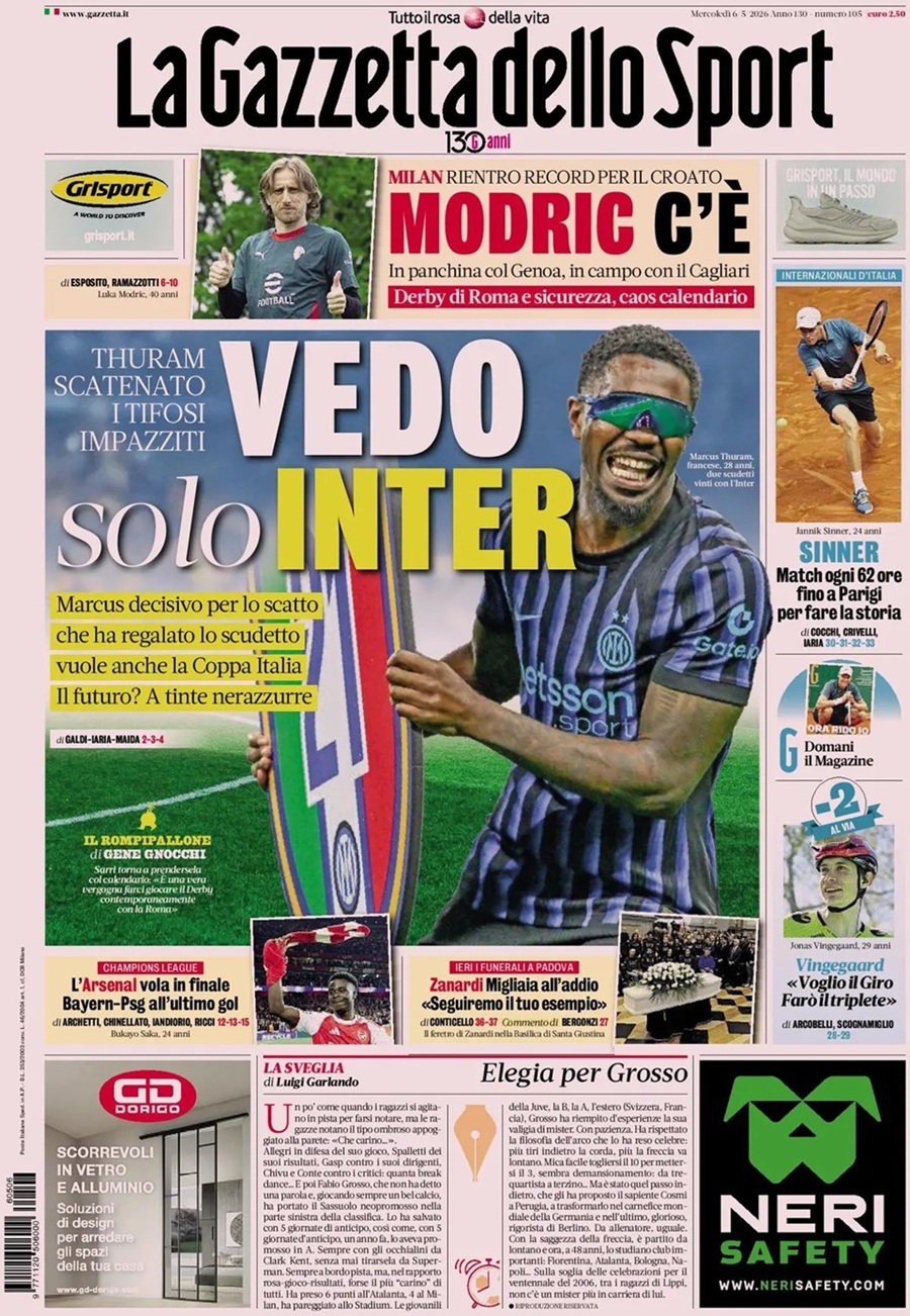 GAZZETTA DELLO SPORT-06052026