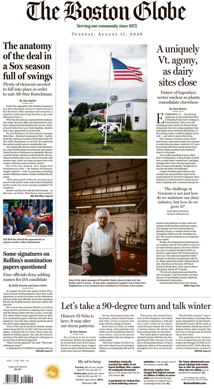 The Boston Globe-11082026