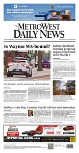 Metro West Daily News