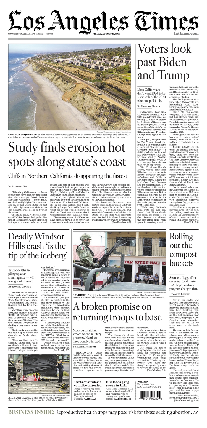 Πρωτοσέλιδα εφημερίδων και Περιοδικών