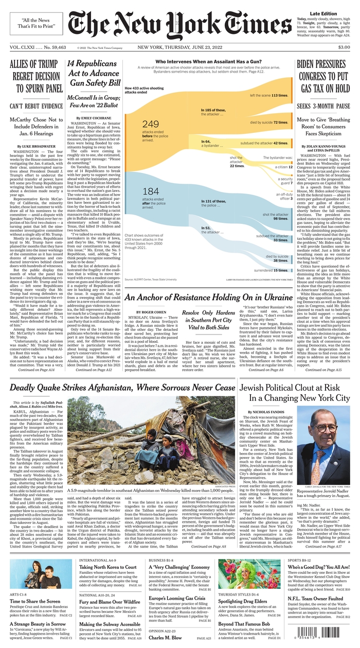 The New York Times-23062022