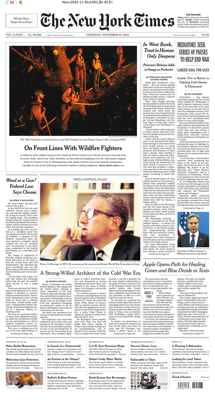 The New York Times-30112023